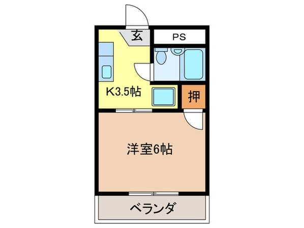 シャトレベ－ル青山の物件間取画像